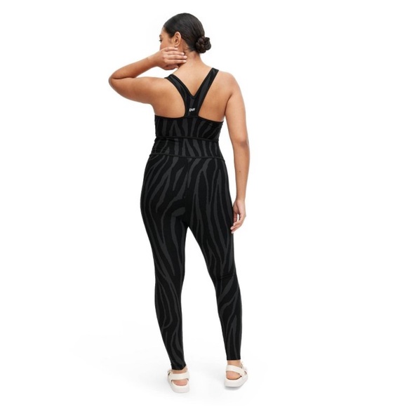 Racerback Tonal Zebra Full Length Bodysuit - DVF for Target - Picture 3 of 3